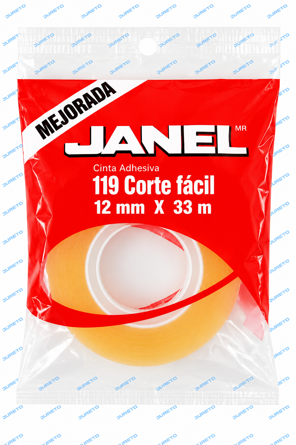 CINTA ADHESIVA CORTE FACIL 12MMX33M JANEL