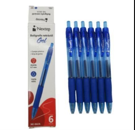 BOLIGRAFO PUNTO FINO GEL AZUL